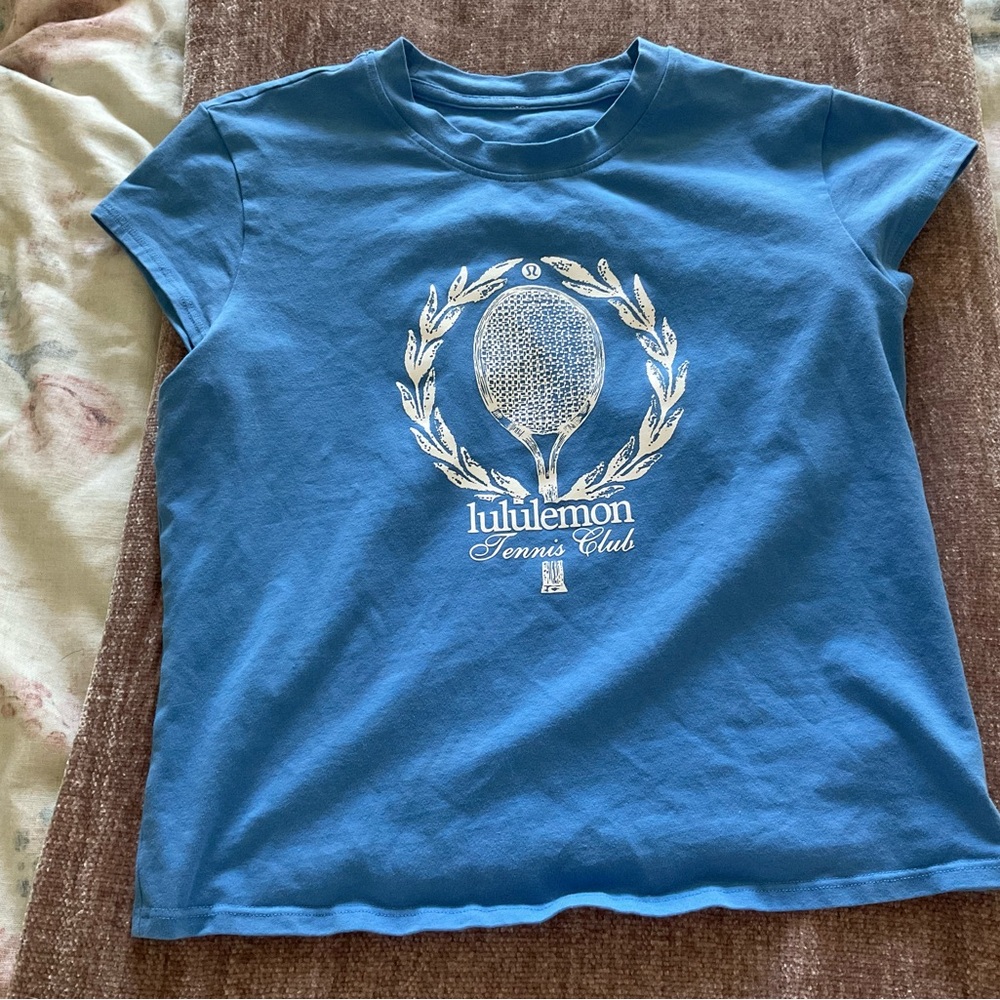 lululemon athletica Blue Tennis Club Graphic Tee